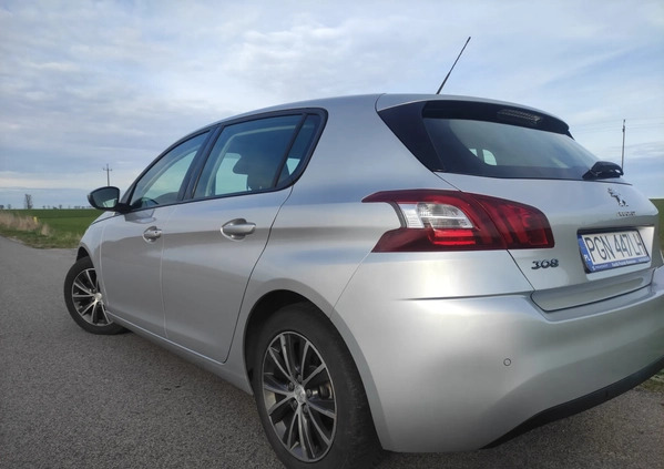 Peugeot 308 cena 29900 przebieg: 139000, rok produkcji 2013 z Kłecko małe 352